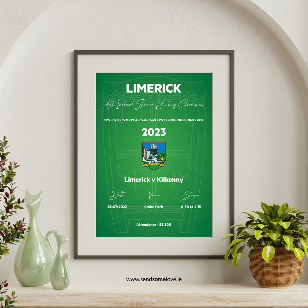 Limerick Hurling Champions 2023 Print