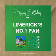 Load image into Gallery viewer, Limerick Hurling Birthday Cards 2023
