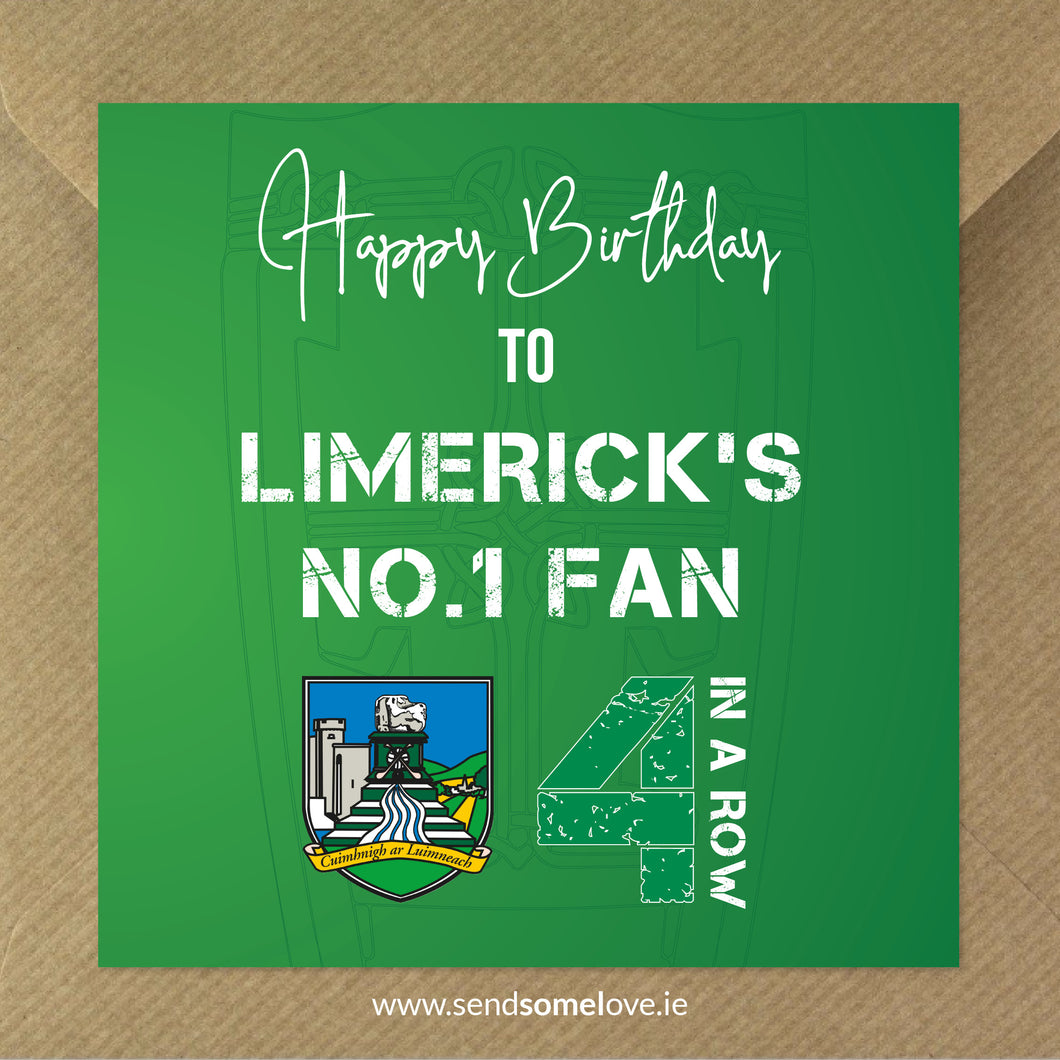 Limerick Hurling Birthday Cards 2023
