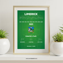 Load image into Gallery viewer, Limerick Hurling Champions 2021 Print
