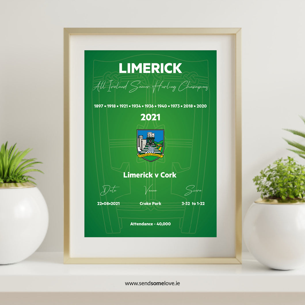 Limerick Hurling Champions 2021 Print