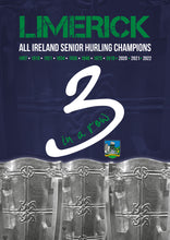 Load image into Gallery viewer, Limerick Hurling A4 Print 3 in a row A
