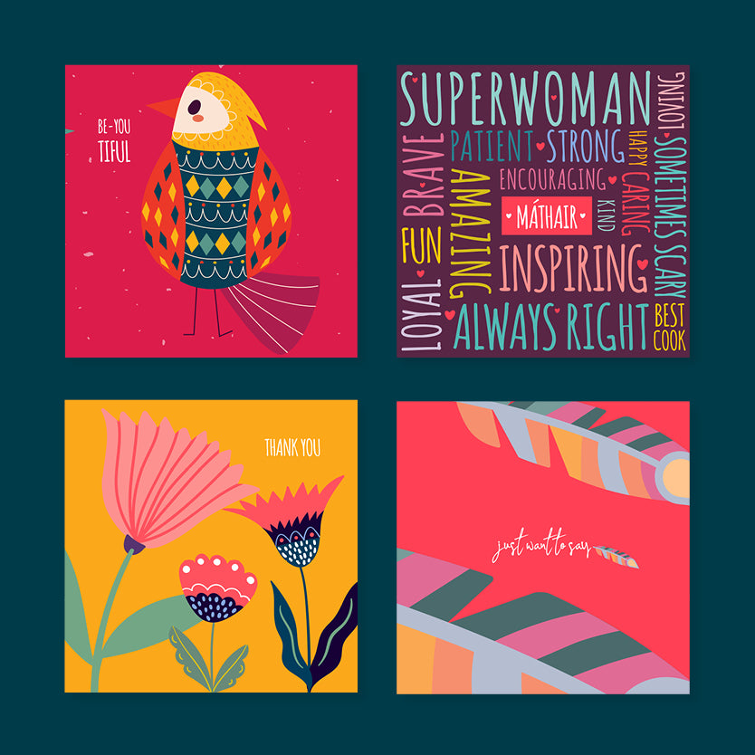 New Cards for all Occasions (4 Pack)